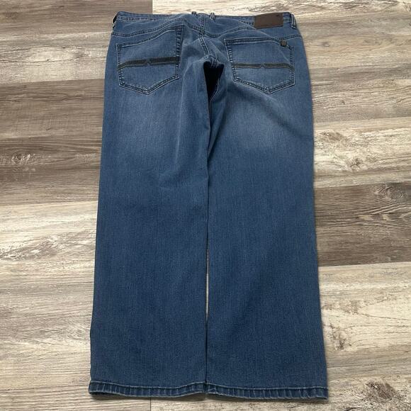 Buffalo David Bitton Axel Jeans Blue Mens 38x29 Slim Stretch Straight Flex Denim - Picture 3 of 12